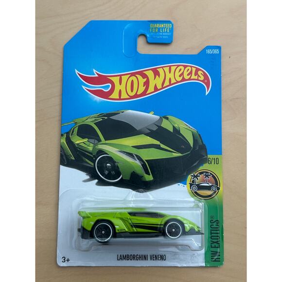Hot Wheels Toys Hot Wheels Lamborghini Veneno Green 25 Hw Exotics hot-wheels-toys-hot-wheels-lamborghini-veneno-green-25-hw-exotics